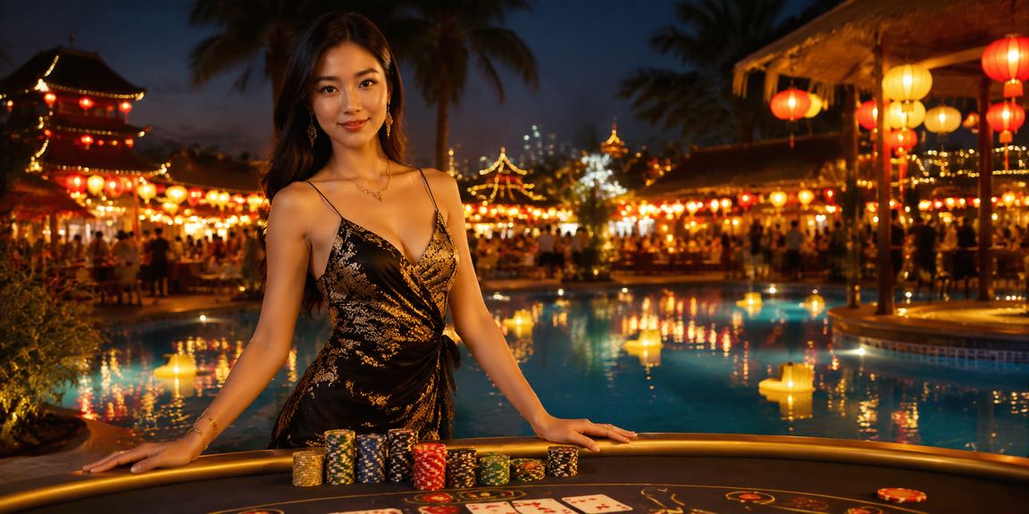 Chợ đêm Hà Nội với bối cảnh game bài và thao tác mobile