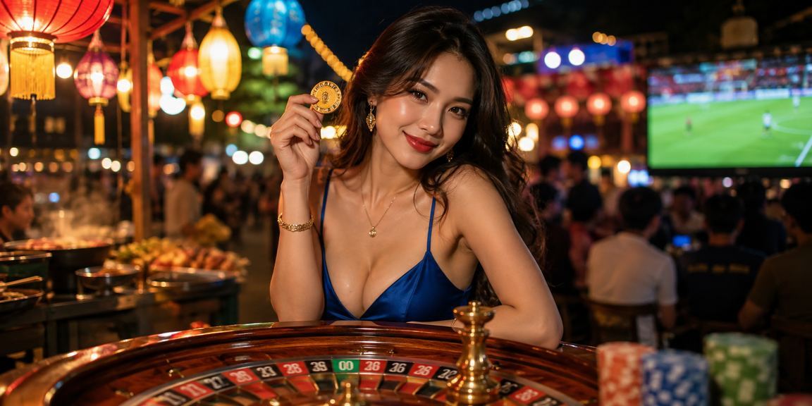 Không khí roulette buổi tối ở Hà Nội gợi cảm giác chợ đêm sôi động