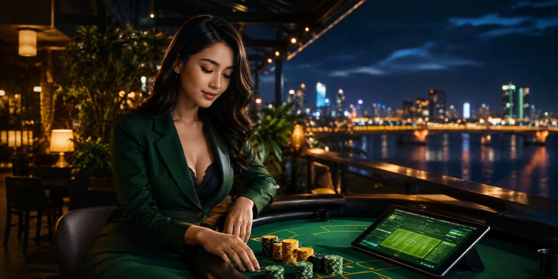 Không gian Sài Gòn với người dùng kiểm tra casino và cá cược trên mobile